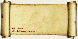 Teofan Mandić vizit kartica